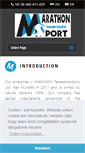 Mobile Screenshot of marathonsport.hu