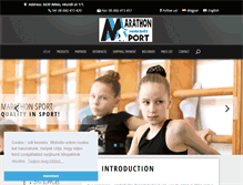 Tablet Screenshot of marathonsport.hu